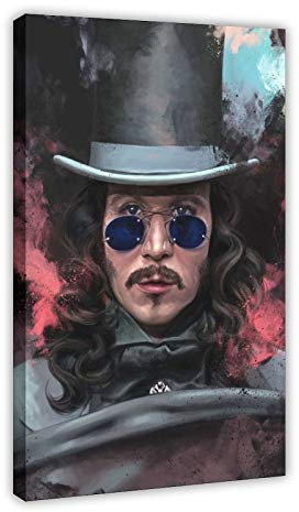Vlad Dracula Poster Vintage Classic Movie Canvas Wall Art Decor Gemälde für Wohnzimmer Home Decor 60 x 90 cm Rahmen