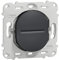 Schneider Electric - Ovalis - bouton poussoir à fermeture - 10A - à - sans plaque -Anthracite - S461206