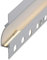 Alupona Pito96 LED Trockenbauprofil - 5x 2 m - Langlebige Aluminium Profilleiste für LED Streifen bis 13 mm Breite - Perfekt für Rigipsplatten - Trockenbauschiene weiß lackiert + Abdeckung milchig