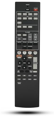 RAV521 ZJ66500 Audio Receiver Replacement Remote Control for Yamaha HTR-3067, RX-V377, YHT-4910U RX-V377BL MT-7955