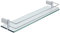 SAYAYO Duschablage Glasregal Edelstahl Duschregal Badezimmer Regal Gebürstete Duschkorb Shampoo Halterung für dusche Badezimmerregal für Bad und Küche 600mm x 130mm x 66mm, EGC1000-60-LS