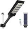 papasbox 500W LED Solar Straßenlaterne mit Fernbedienung | Solarbetriebene 6500K Straßenlampe Wandleuchte mit Bewegungsmelder Sensor | Außen Wegeleuchte im Freien Straßenleuchte