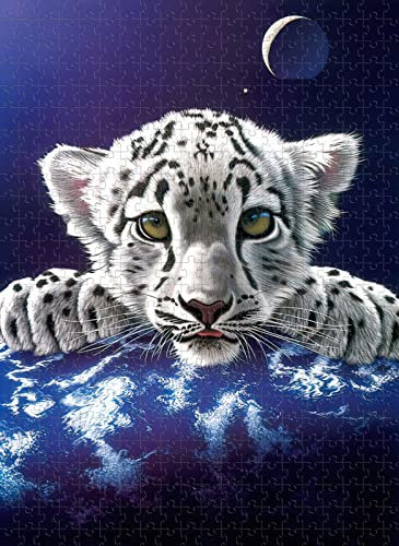2000 Teile Puzzle Fantasy White Tiger Challenge Impossible Toys