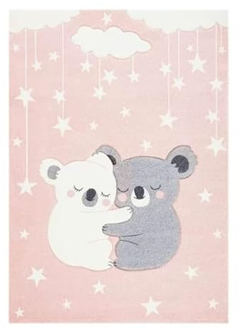 Tappeti Design rutschfest Kinderteppich Süßer Koala,|Waschbar und ungiftig mit|-60x90cm