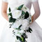 Handgefertigter Romantischer Hochzeitsstrauß, MoreChioce Künstlich Blume Hochzeitsblumen Brautstrauss Rosenstrauß Brautsträuße für Heimwerker Braut Hochzeit Party Festival,#1