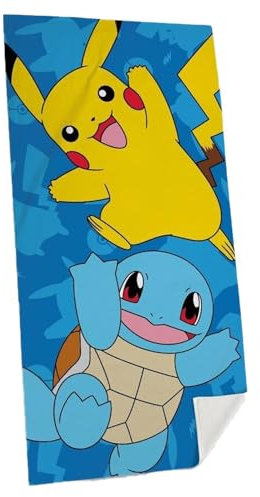 Kids Euroswan Pokémon-Handtuch, Baumwolle, 140 x 70 cm