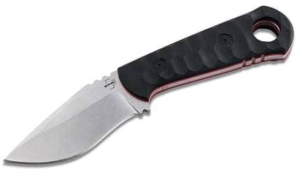 BÖKER PLUS® Mikri - feststehendes Outdoor Bushcraft-Messer mit Kydex-Scheide & Gürtelclip zum quer tragen - Kukri Messer klein mit D2 Stahl Klinge unter 12 cm - 42a konformes EDC Messer feststehend