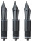 Asvine 3 PCS Fountain Pen Black Nib, 6 Extra Fine Nib V169, P20, P30 and V126