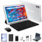 KADYBE 2025 Ultima versione Android tablet 10 pollici, 8 RAM+128GB(TF 1TB), Octa core, 5G WLAN, 8+13 MP,1080 LCD,GPS, GMS,1,8 GHz, 7000 mAh, tablet PC con tastiera e mouse,Type C-(Argenteo)