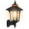 Modern Solar Wall Sconce Lights with 3 Modes & Motion Sensor, Outdoor Waterproof Smart Lanterns for Barn Shed Yard Garage Chicken Coop