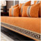 YYDSWTW Sofa überzug Sofa-Schonbezüge für 3-Sitzer superweich stilvoll rutschfest Möbelschutz wasserabweisend Wohnzimmerbezug waschbar 70 * 70cm orange