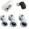 FUBESK EarTips für Sony WF-1000XM4 Memory Foam Tips Replacement for für Sony WF-C500 LinkBuds S Earbuds Tips for für Sony Case Cover(S Gray), 2114919701