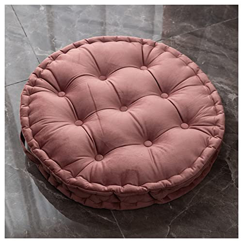 DAIYUVIVI Rundes Bodenkissen,große Bodensitzkissen Kissendurchmesser 23 Zoll Bodenkissen für Erwachsene und Kinder Casual Reading Playing Games