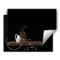 DarHaus Herdabdeckplatte 1 teilig 80x52 cm Küche Herdabdeckung Ceranfeld Herdabdeckplatten Anti Rutsch Matte Aufrollbar, schwarz - Kaffee