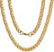 DVRK® Goldkette Herren 55 cm Wasser- und Schweißbeständig – Herren Kette Gold aus 316L Edelstahl – Halskette Kubaner Stil – Schmuck für Männer