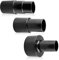 GLADFRESIT Dust Extractor Hose Adaptor, 3PCS Vacuum Hose Adapter Accessories Adapters Easy to Install for Dust Catcher