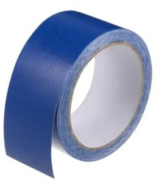 Generico Nastro Telato Super 50 mm X 20 M Nastro Telato Rinforzato Duct Tape Nastro Telato Americano Riparazioni Fissaggio E Imballaggio Ad Alta Tenuta (Blu)