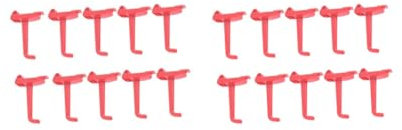 Adoorniequea 2 Set 10 Stück Stecktafel-Haken Rack Aufhänger für Werkzeugschuppen Handwerk Zimmer Werkzeugkästen