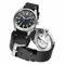 Boyarca Pilotenuhr Herren Flieger Armbanduhr Japan Automatikwerk Mechanische Uhren Edelstahlgehäuse Nylon Canvas Band Flieger Uhren mit Leuchtend Wasserdicht, Schwarz A, Japanisch