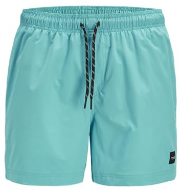 Jack & Jones JPSTMAUI JJSWIM Solid Short de Bain pour Homme Tailles S, M, L, XL, XXL, Cyan, S