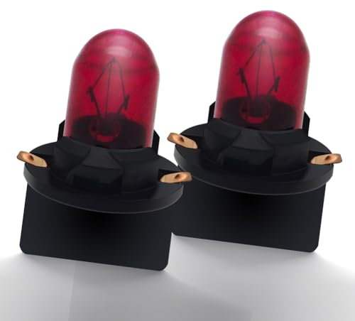 Ruiandsion T10 Halogenlampen, Plug-and-Play 200lm pink und lila 12V, nicht polarisiert - für Innenraumbeleuchtung, Leselampen, Dach- und Kofferraumleuchten (2er Pack)