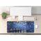 Woutay Large Mouse Pad,Night Starry Sky Oil Painting,Ultra Thin Large Mouse Pad,Cool Desk Pad for Keyboard and Mouse