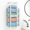 STWWO Handtuchregal Badezimmer Wand Handtuchhalter Weiß 56cm Gästehandtuchhalter Wandmontage 3X Große Größen (160x100 cm) Gerollte Handtücher Aufbewahrung für Bad gäste wc