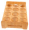 Ciieeo Versatile Shot Glass Rack Bamboo Wine Holder Stand Glass Display Stand