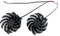 carte graphique Ventilateur de refroidissement de carte vidéo T129215SU, 90mm, Compatible avec KFA2 GALAX RTX 3060 3070 3080 Ti 3090 GAMER OC, ventilateur de refroidissement de carte graphique(Black 2