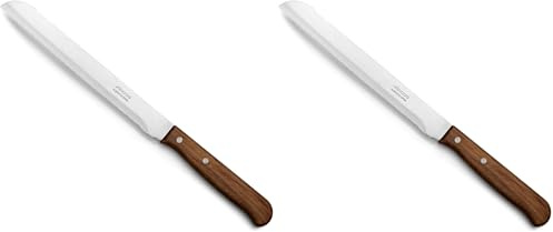 Arcos Serie Latina, Cuchillo Panadero, Hoja serrada de 170mm, Mango Madera (Paquete de 2)
