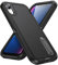 Pritify Custodia armatura a 3 strati per iPhone 7/8/SE con cavalletto resistente e protezione per fotocamera rialzata, custodia posteriore robusta e resistente, antiurto, di grado militare, colore