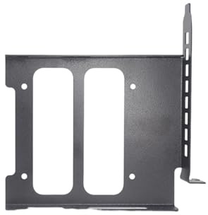 Generic Festplattenhalter Internes Montage-Kit-Hochleistungs Festplattenmontageset, Halterung für PCI SSD HDD Stabiles Professionelles HDD-Montagehalterungsset aus Metall, 3.5inch Black
