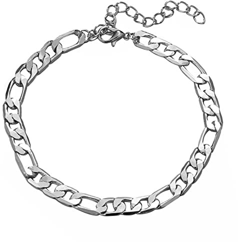 Generisch Craft Wolf Herren Damen Manschette Schmuck Armband Silberne Halskette (B, One Size)