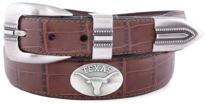 ZEP-PRO Herren Texas Longhorns Croc Belt Gürtel, hautfarben, 38
