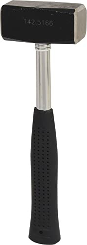 KS Tools 142.5166 Fäustel mit Stahlrohr-Stiel und Kunststoffgriff, 1250g