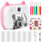 Macchina Fotografica Bambini Istantanea, 2,4 Pollici Digitale Fotocamera Bambini con 32GB TF Scheda e Carta Fotografica per Stampa, Regalo di Natale per Bambini dai 3-12 Anni