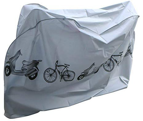 Nakeey Fahrradschutzhülle Fahrradgarage Wasserdichter Fahrrad Schutzhülle-Universal Fahrradschutz,Fahrrad abdeckplane,Fahrrad Abdeckung Fahrrad Cover 210x 98x110CM Hülle für Fahrrad