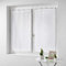 Douceur d'Intérieur Haltona Paire Droite Passants Effet Lin Tisse Haltona Polyester, Blanc, 160x60 cm
