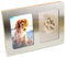 pet imprint Pfotenabdruck 3D Set Formschaum grau Hund, Katze Bilderrahmen aus Holz und Edelstahl ohne Gips