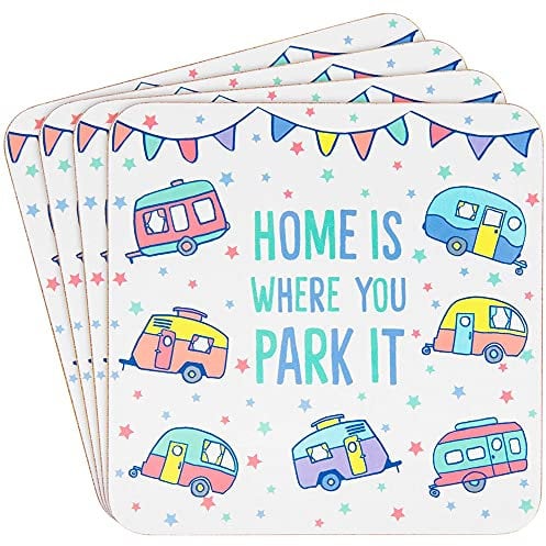Home is Where You Park It - Caravan Coasters