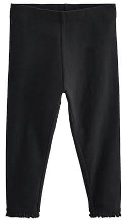 NEXT Mädchen Basic-Leggings Schwarz 6-7 Jahre