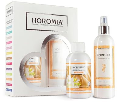 HOROMIA Horotwins Parfüm für Wäsche 250 ml und Deo-Spray 250 ml – Geschenkbox Vento d'Oriente