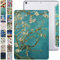 iPad 10.2 9 Gen 2021 8 Gen 2020 iPad 7 Gen 2019 [iPad 9th 8th 7th ] A2602 A2270 A2197 MK663LL/A MK673LL/A MYN62LL/A MW6Y2LL/A Trifold Printed PC Light Protective Clear Back Cover - Blanca Oso