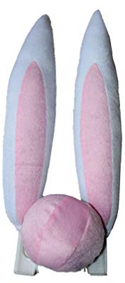 PRETYZOOM Ostern Auto Dekoration Hase Kostüm Auto Kit Fahrzeug Dekor Hasenohren Rosa Nase für Ostern Auto LKW Dekoration