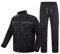 YJKJ Schweißerjacke, Jacke Arbeitsjacke, Reflektierender Streifen Verbrühungshemmend Schmutzabweisend Schwarz Schweißer, Fabrik, BAU, Autoreparatur,B,M