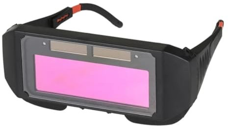 Solar Auto Darkening Schweißbrille, Solar Automatic Dimming Welding Schutzbrille, Klasse B Solar Auto Shading Sicherheitsschutzwerkzeug Mattschwarz