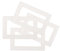 NCaan 4pk Light Switch Finger Plate (Double, White)