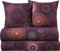 Erwin Müller Bettwäsche, Bettgarnitur Sparpaket 4-TLG. Flanell - Mandala - mollig warm, temperaturregulierend, mit praktischem Reißverschluss - aubergine Größe 80x80 cm / 135x220 cm
