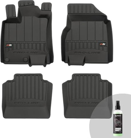 FROGUM ProLine 3D Gummimatten Exklusiven Auto Fußmatten Autofussmatten für Nissan Qashqai I +2 2008-2013 | Die höchsten Kanten