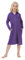 Verve Jelly Kinder Mädchen Reißverschluss Nachthemd Langarm Nachthemd Nachthemden mit Tasche Badeanzüge Strand Badeanzüge Cover Up Kleid für Mädchen Lila 130 7-8 Jahre